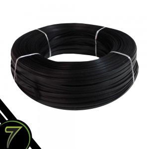 fibra sintetica preto cordao rolo unidade